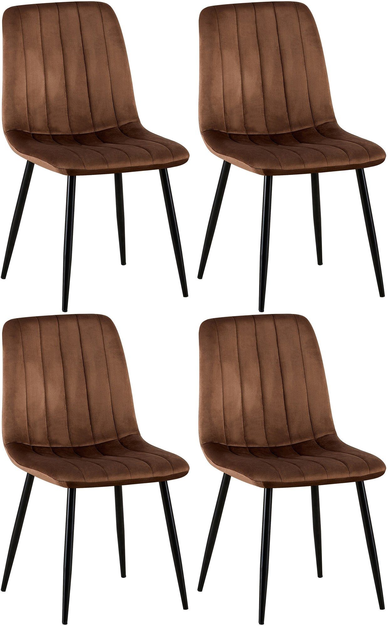 CLP Esszimmerstuhl Dijon (4er Set), gepolstert, günstig online kaufen