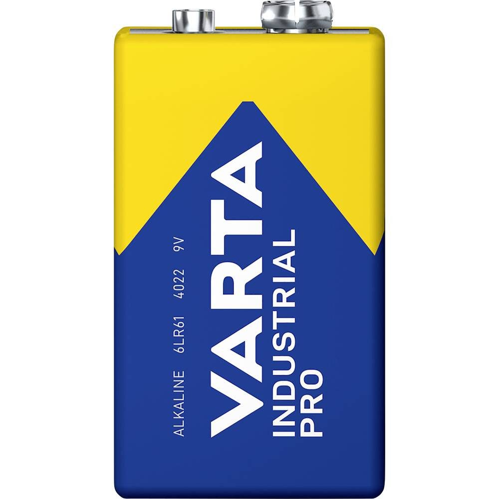 VARTA 9 V Block-Batterie Alkali-Mangan 9 V 272 St. 04022211501 Batterie