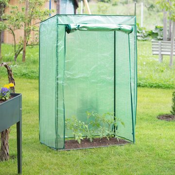 relaxdays Tomatengewächshaus Tomatengewächshaus für Garten und Balkon, PE