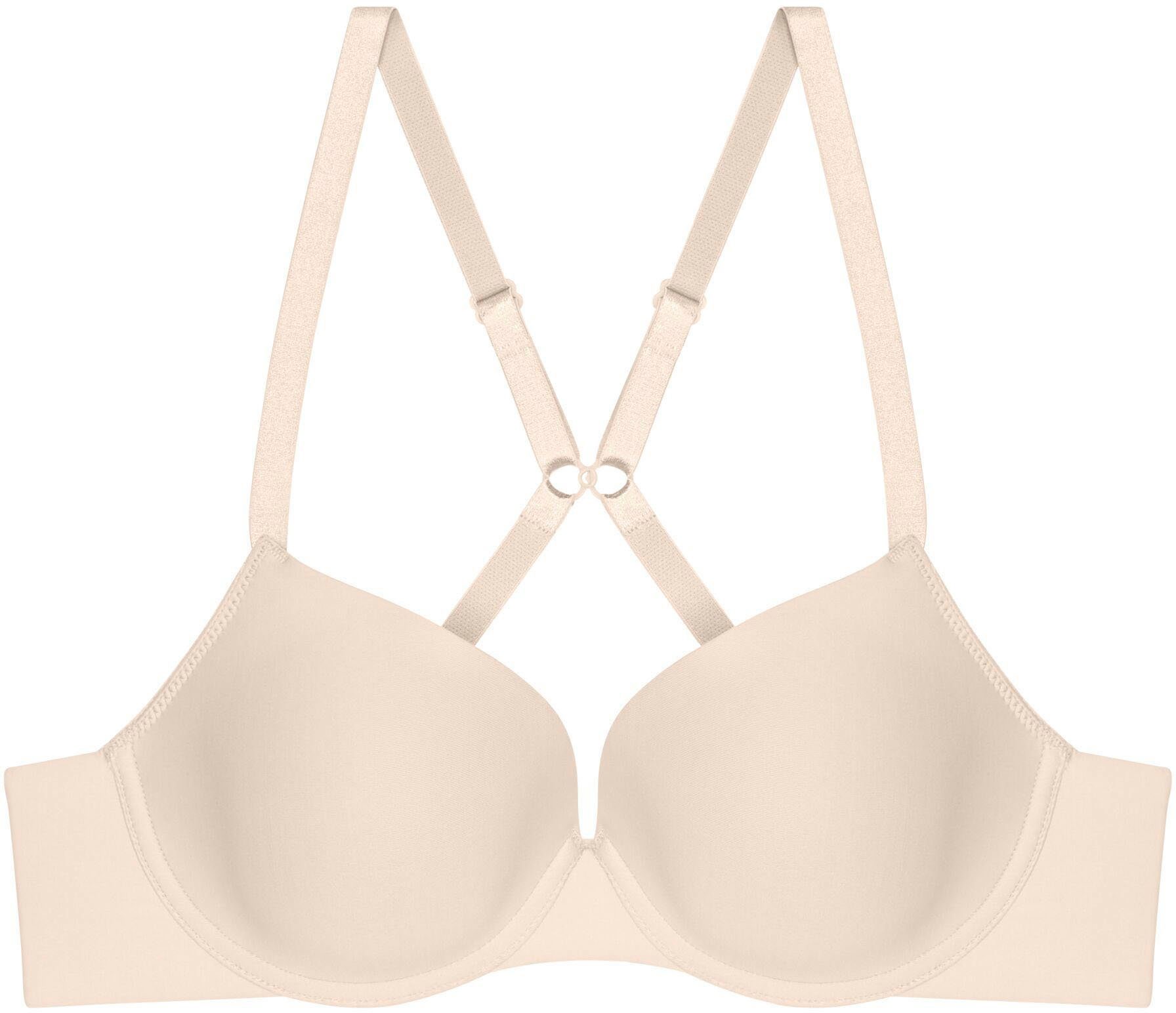 Triumph Balconette-BH Pure Micro nahezu unsichtbar, geformte Cups, Microfaser, wattiert