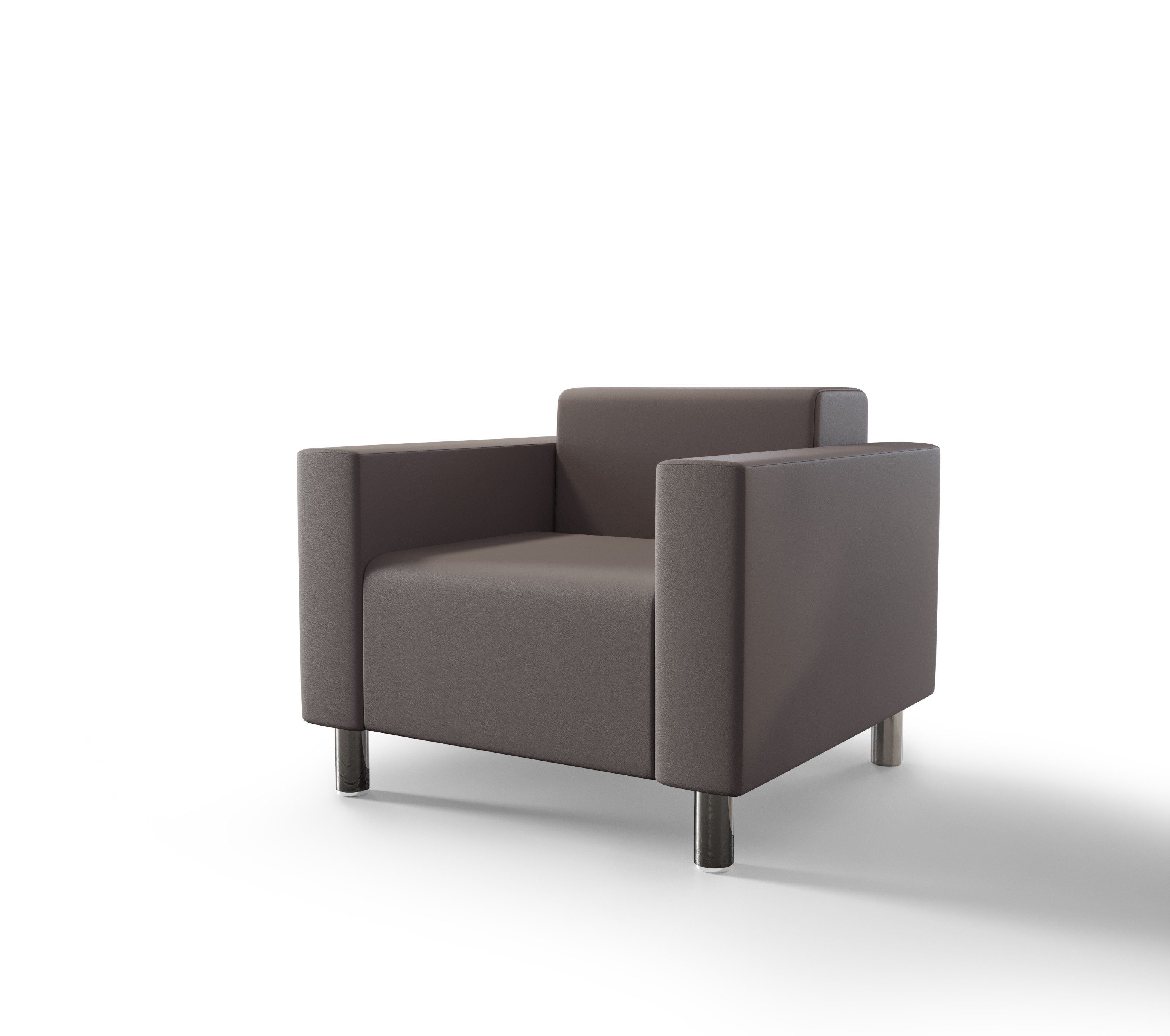 Grau HUGO1 SOFA Sofa verschiedene 1-Sitzer, pressiode Farben,
