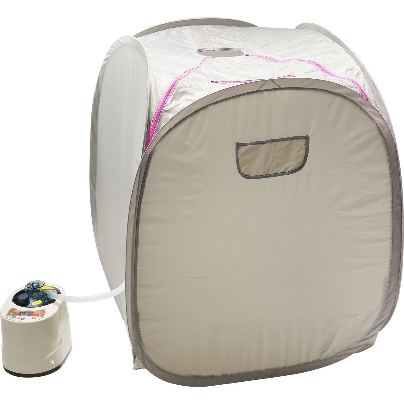 Casativo Saunazelt Mobile Sauna & Dampfbad 1000W Zuhause-Wellnessoase Fernbedienung&Timer, Personen: 1 (1 tlg), 1.000 W Leistung, 8 Min. Aufwärmzeit, 1,5 l Tank & Timer 1–99 Min.