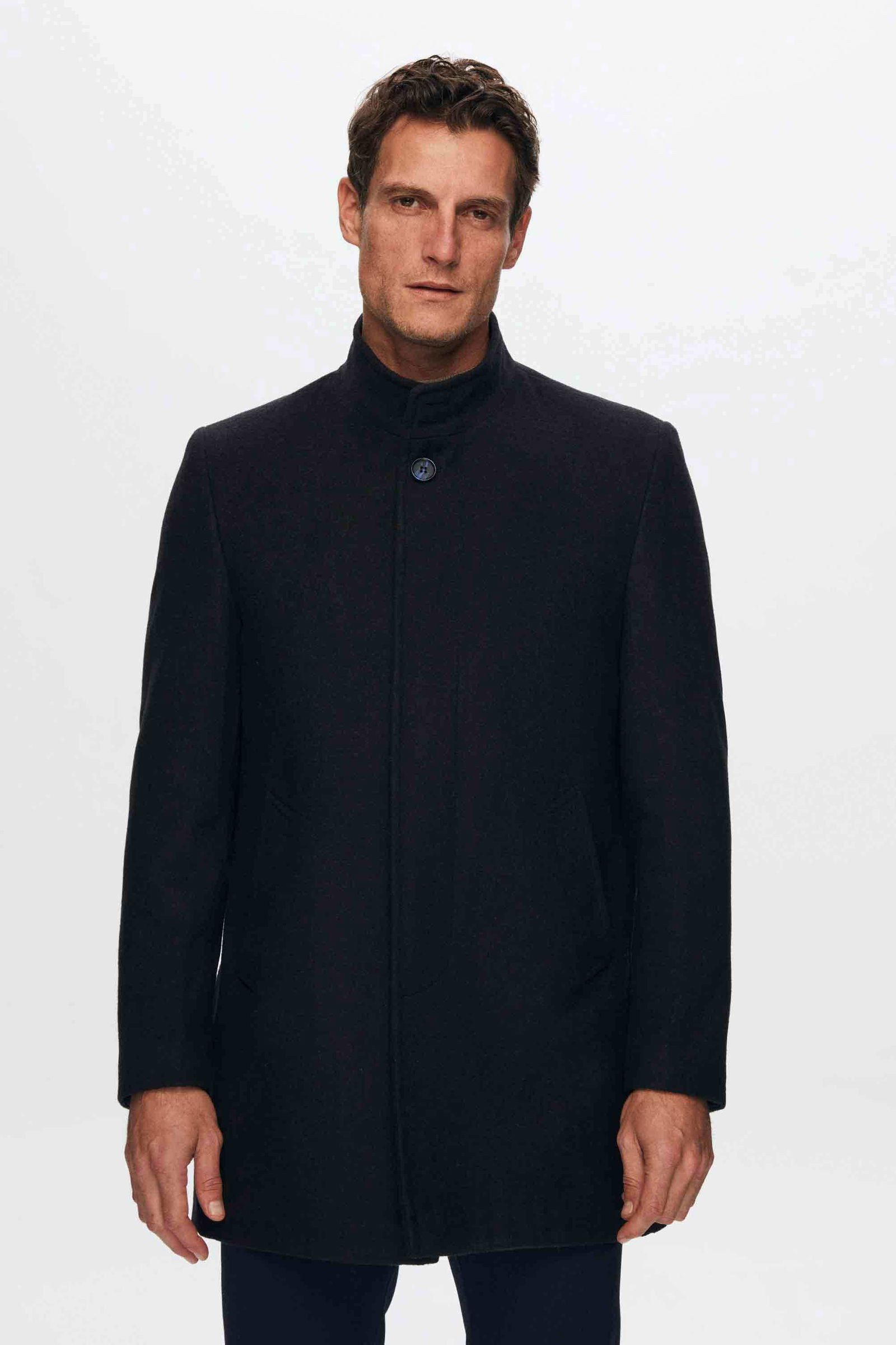 D'S DAMAT Wirkmantel Ds Damat Regular Fit Kaşe Mantel