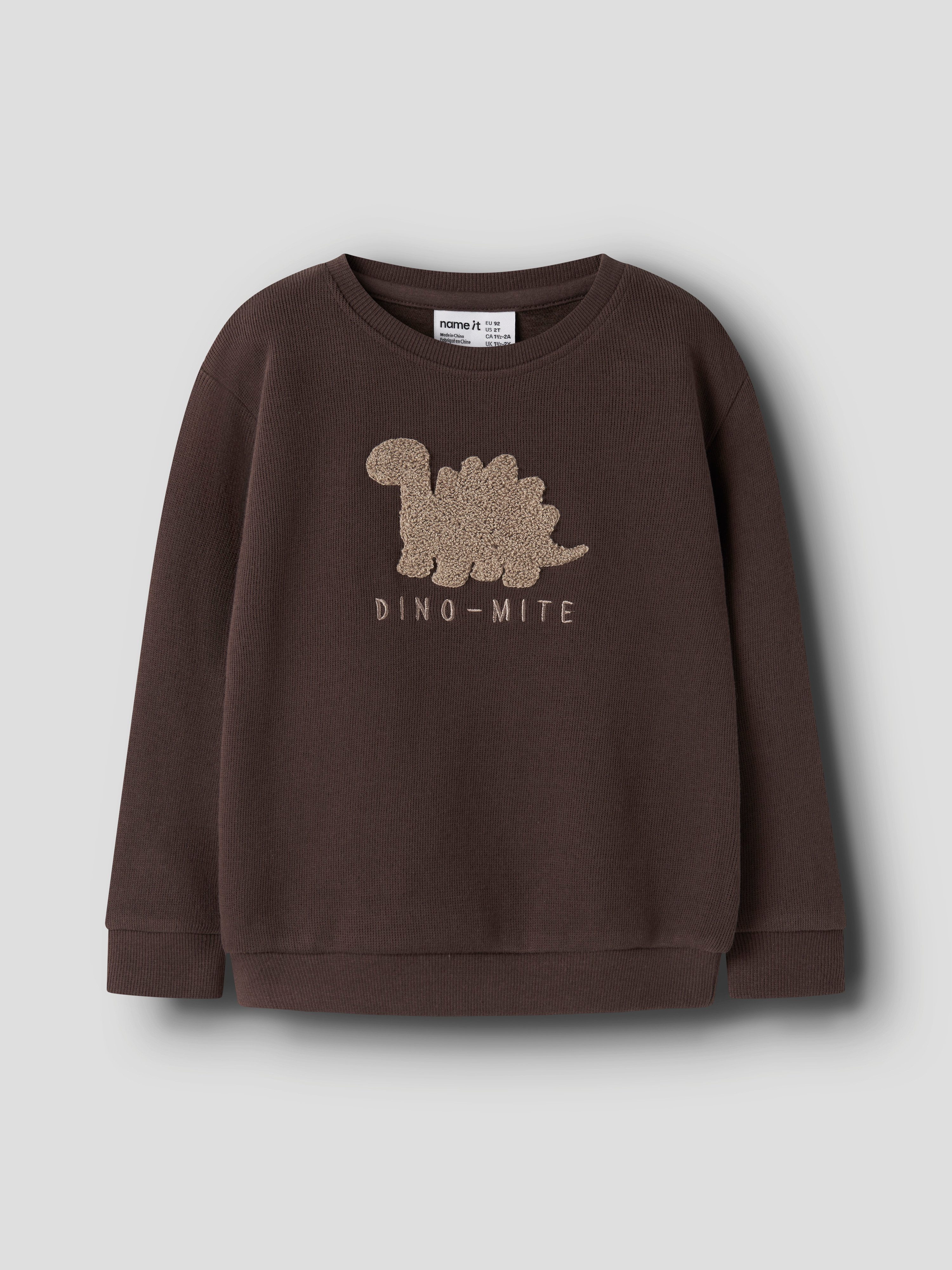 Name It Sweatshirt NMMOBEAR NREG SWEAT UNB mit hochwertiger 3D-Stickerei