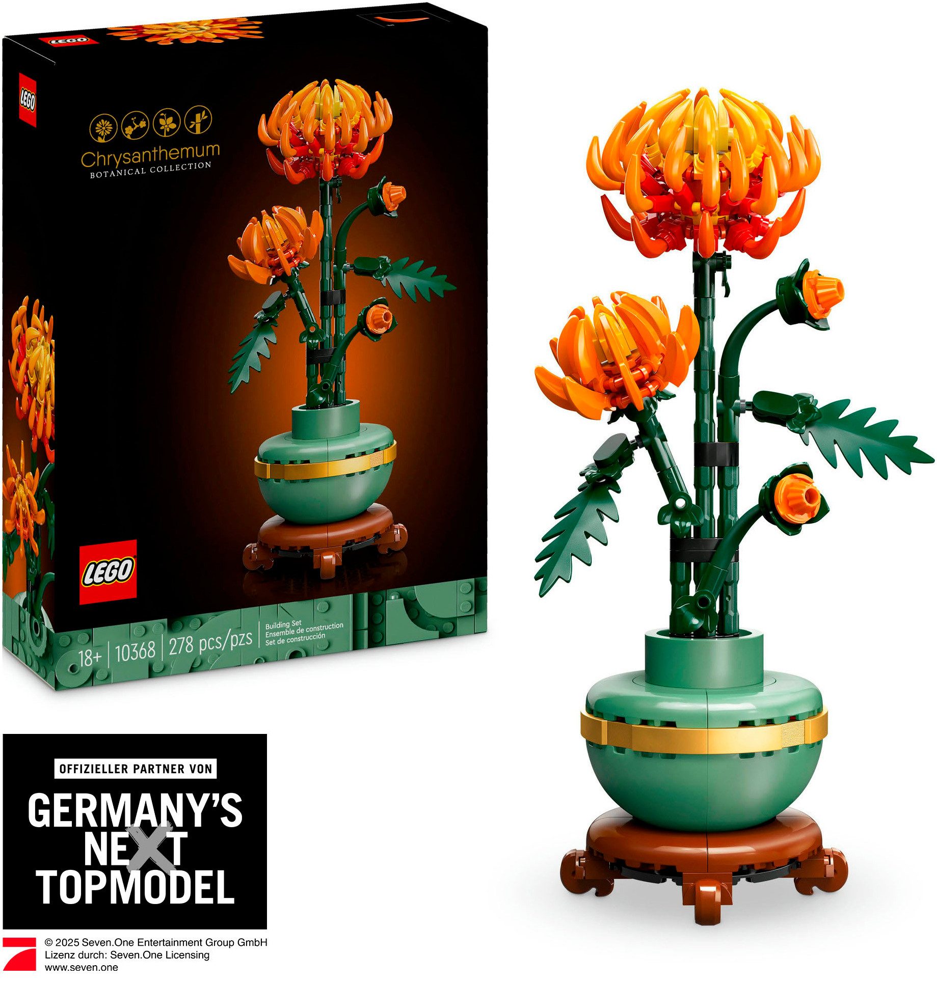 LEGO® Chrysantheme (10368), LEGO Botanicals Konstruktionsspielsteine, (278 günstig online kaufen