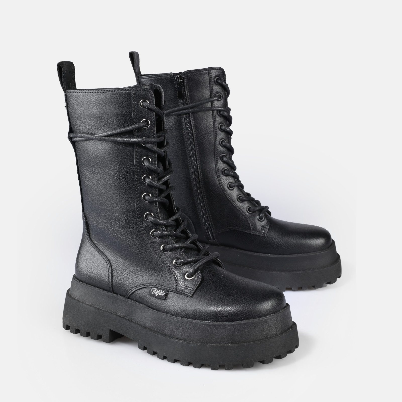Buffalo PLUTO Schnürstiefel Schnürboots, Plateaustiefel mit Profilsohle