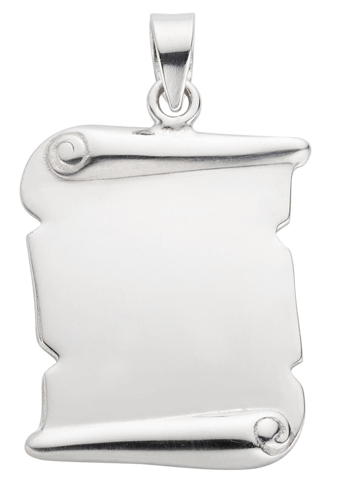 Firetti Kettenanhänger Schmuck Geschenk Silber 925 Anhänger für Halskette "Schriftrolle"