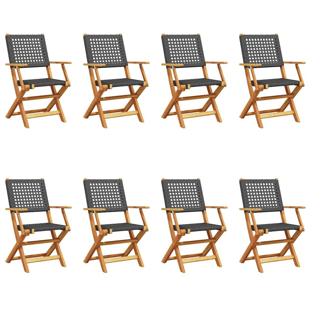 vidaXL Gartenstuhl Gartenstühle 8 Stk. Klappbar günstig online kaufen