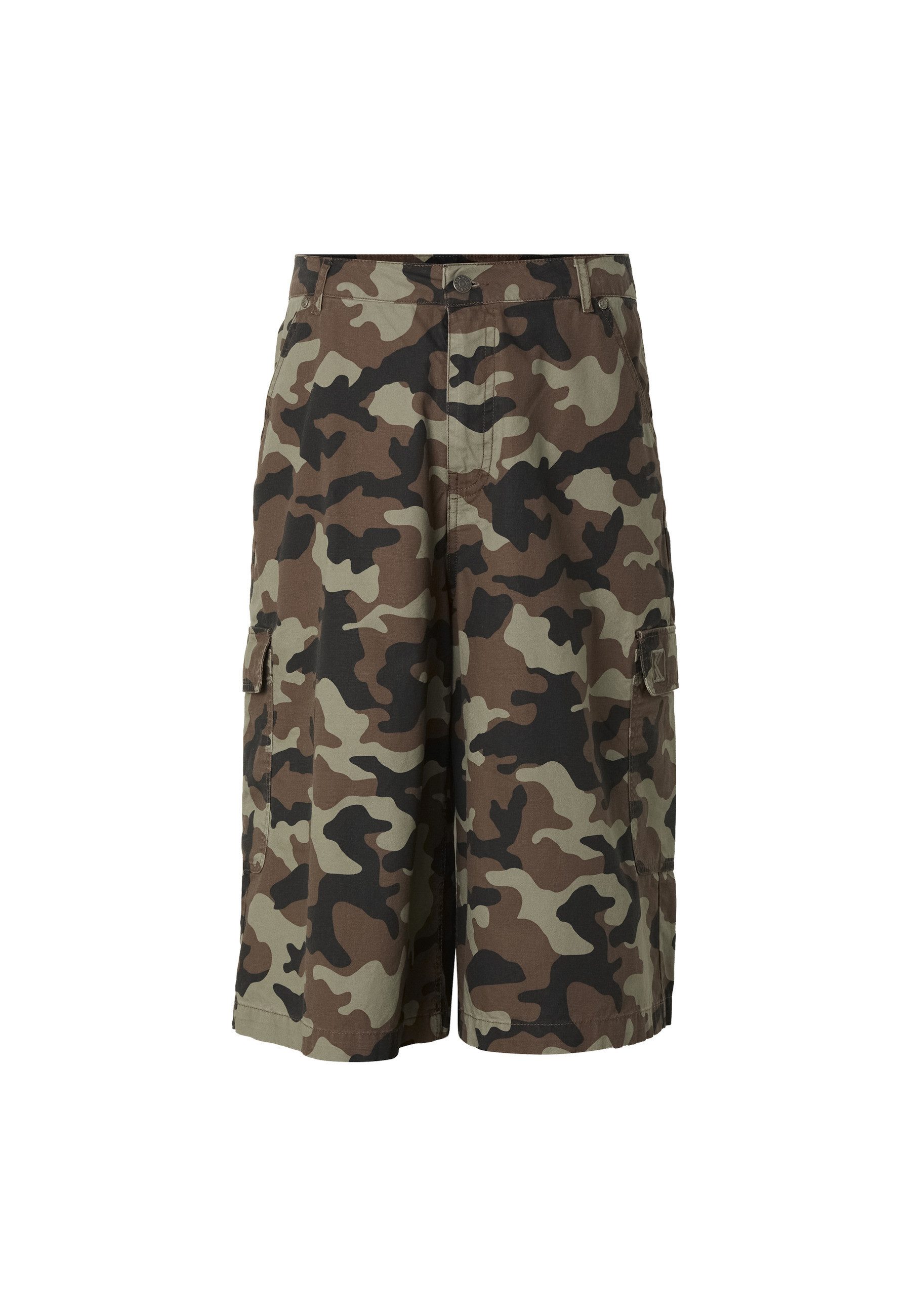 Karl Kani Cargoshorts Karl Kani OG Camo Baggy Cargo Shorts (1-tlg)