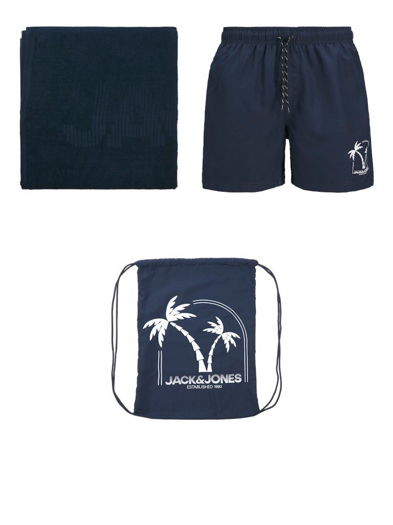 Jack & Jones Junior Badeshorts JPSTMAUI BEACH PACK JNR (3-St) Badeshort elastisch