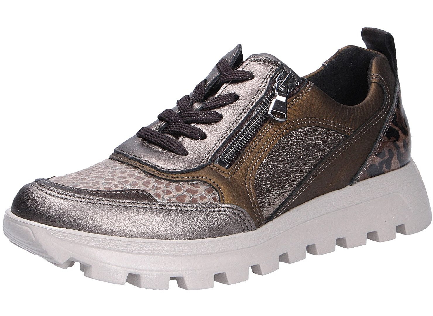 Waldläufer Damen Schnürschuh grau Größe Schnürschuh