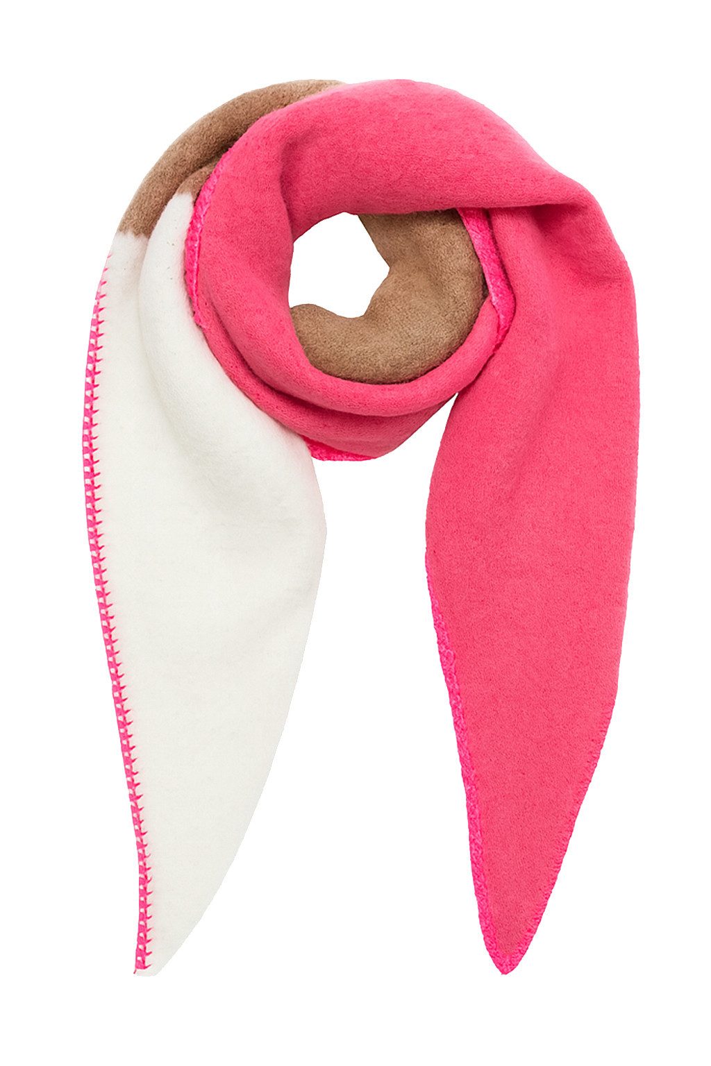 Faera Modeschal Modern mit Kontrastnaht, (1-St), günstig online kaufen