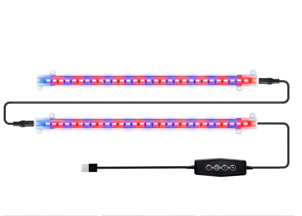 Rosnek Pflanzenlampe Rot-Blau Vollspektrum, Dimmbar, Timer, günstig online kaufen