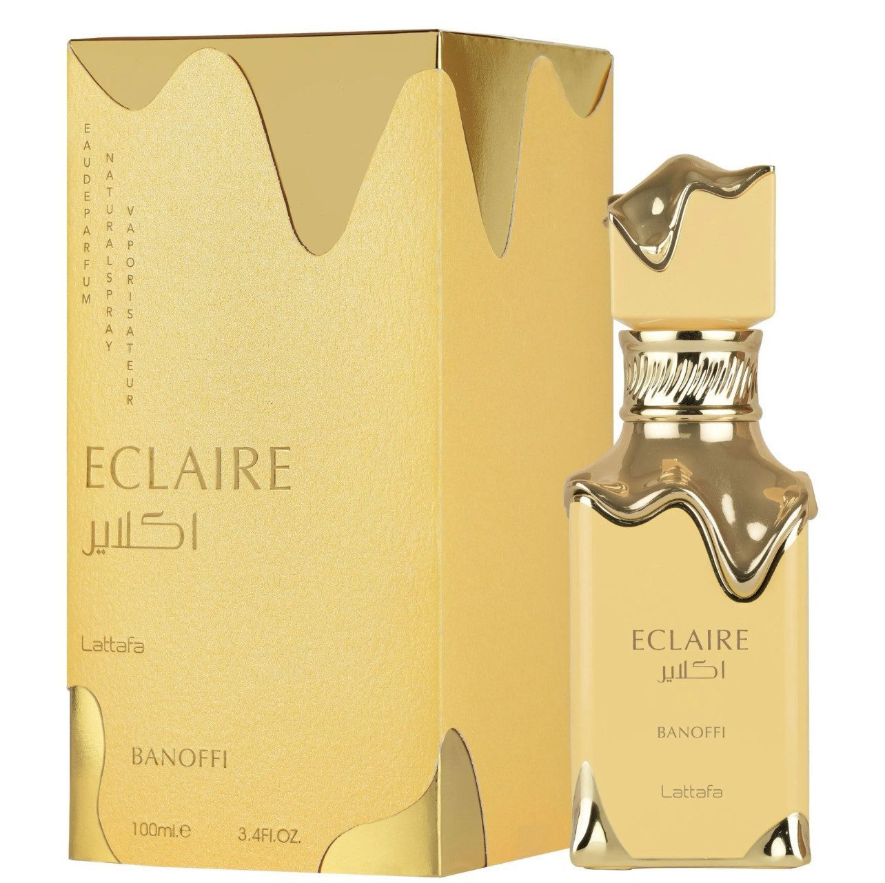 Lattafa Eau de Parfum Eclaire Banoffi, Glasflakon, Parfüm EDP, Unisex Duft