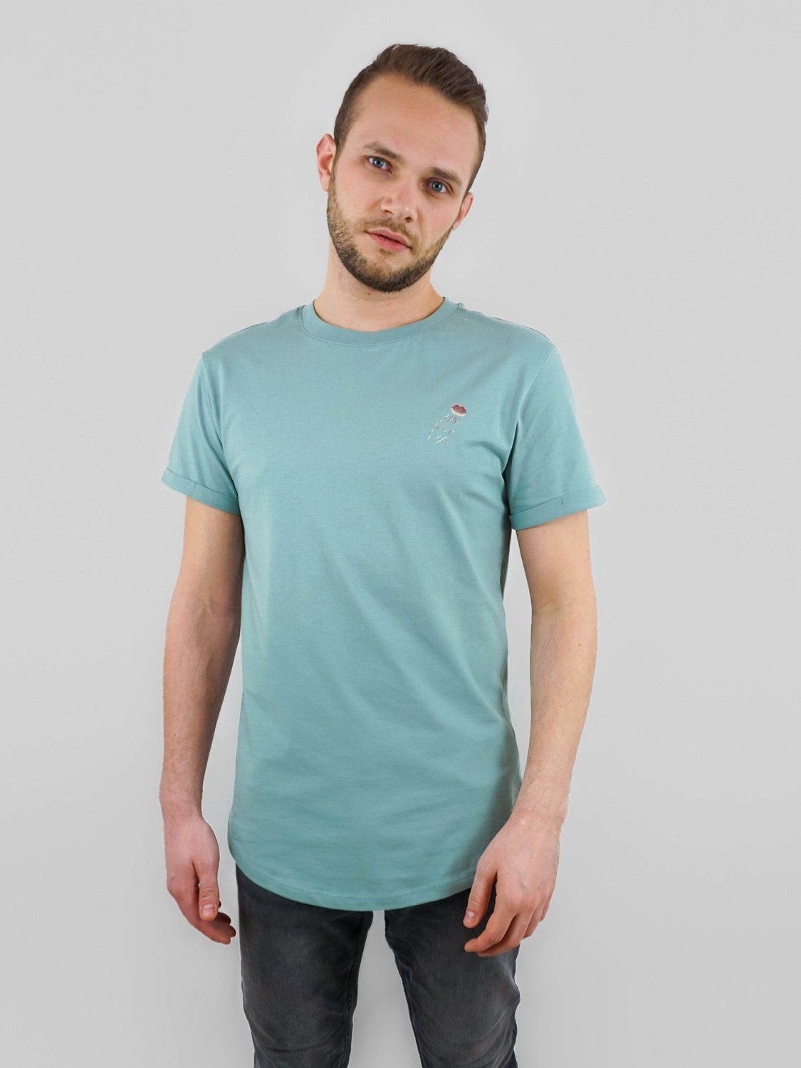 Small CircleStances Print-Shirt Kompassqualle
