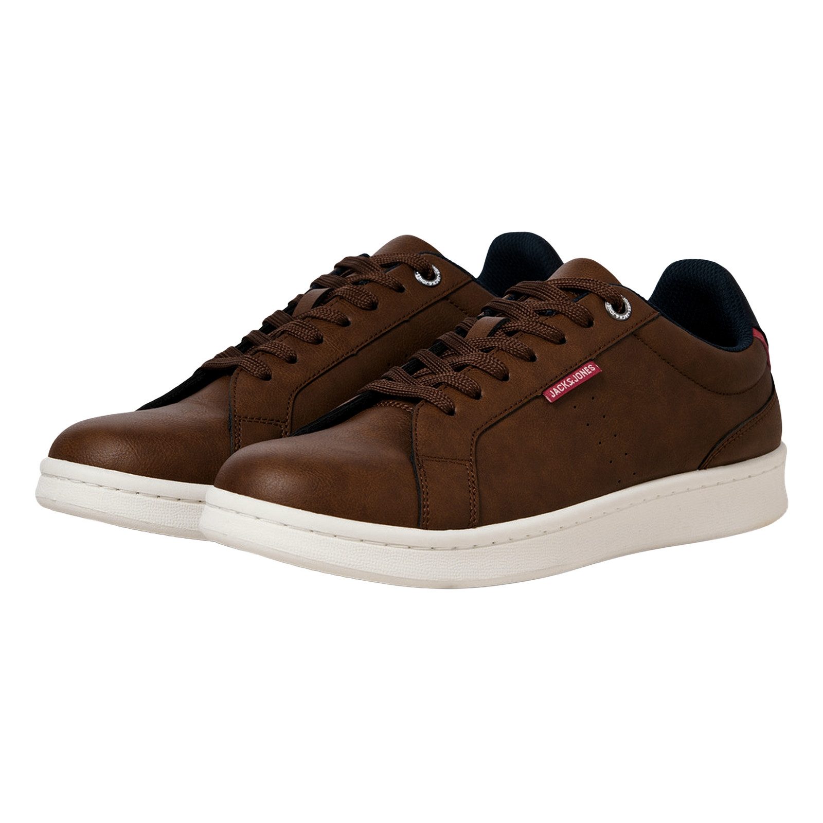 Jack & Jones JFWHASTINGS PU Sneaker mit herausnehmbarer Einlegesohle