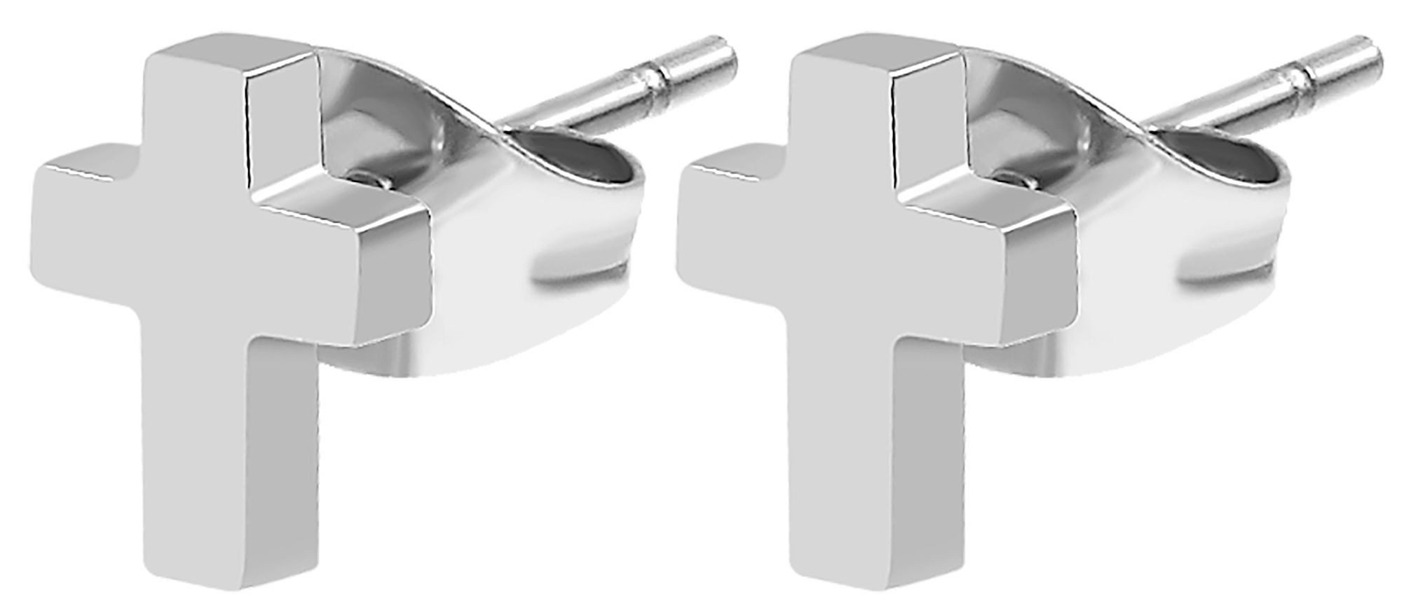 AKZENT Ohrring-Set Adeni Edelstahl Ohrstecker, Kreuz, günstig online kaufen
