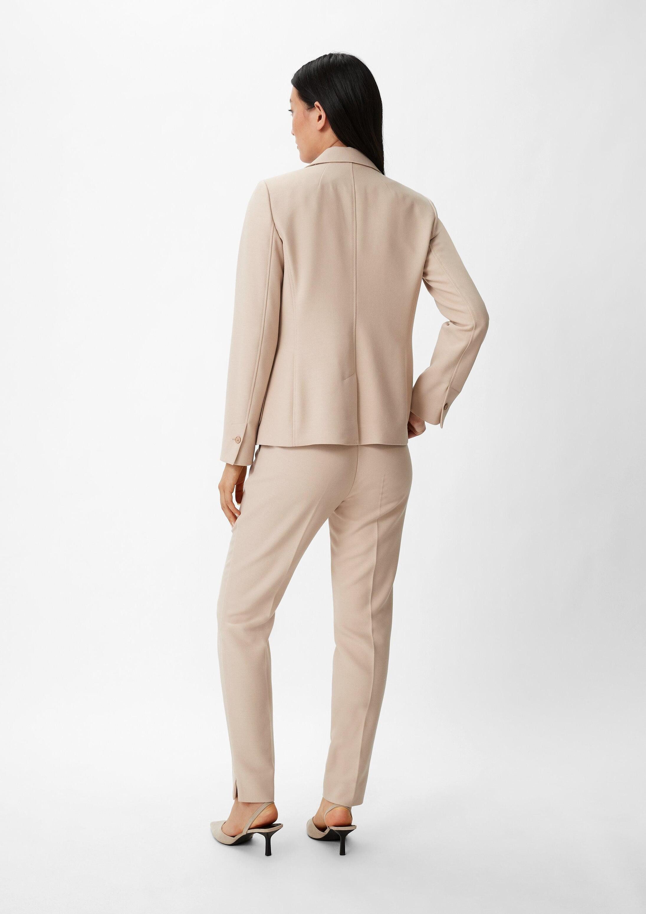 comma Jackenblazer Indoor-Blazer Blazer aus Viskosemix