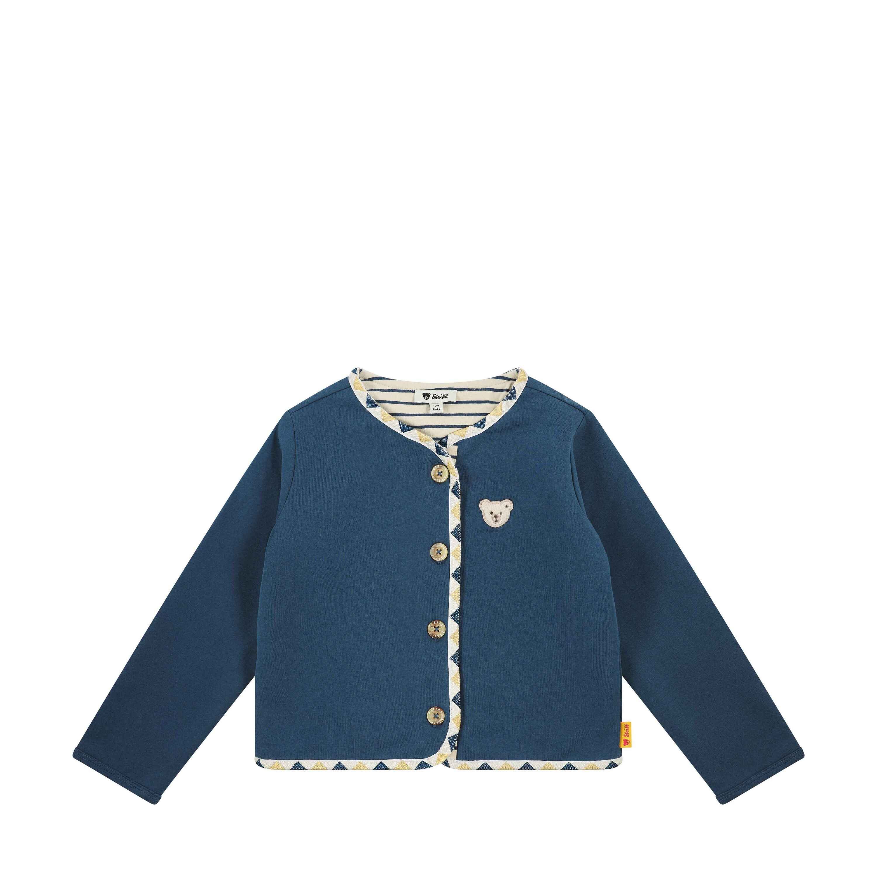 Steiff Sweatjacke Sweatjacke Woof & Fluff, gefüttert