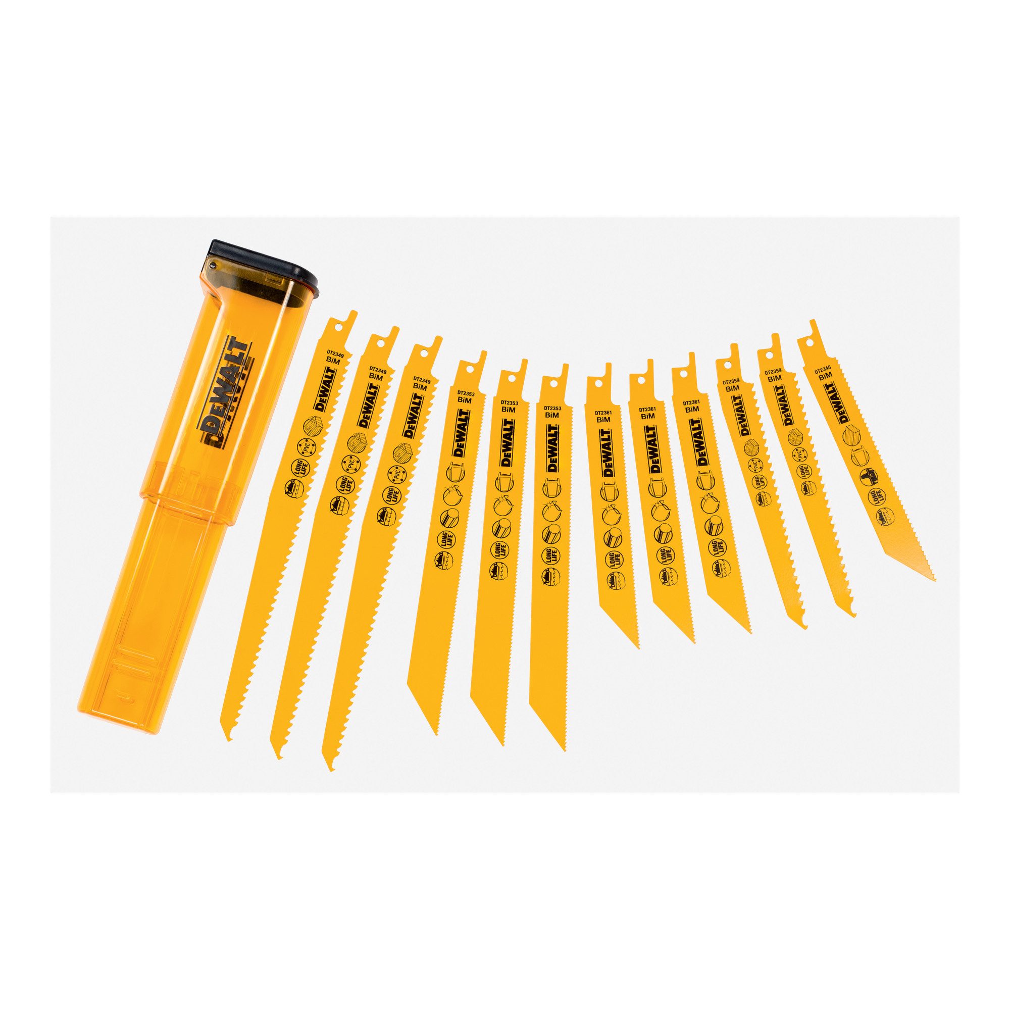 DeWalt Säbelsäge DEWALT Säbelsägeblatt-Set 12-tlg. DT2445-QZ