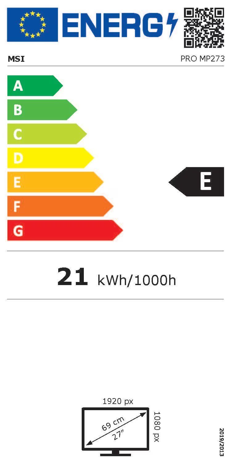 Energieeffizienzklasse: 