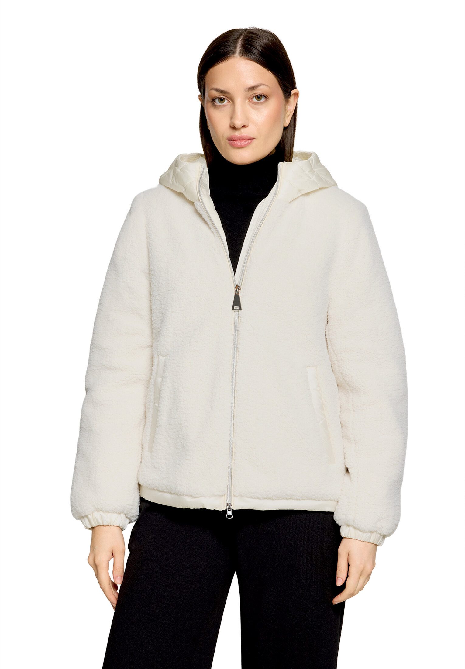 Betty Barclay Plüschjacke Damen mit Kapuze
