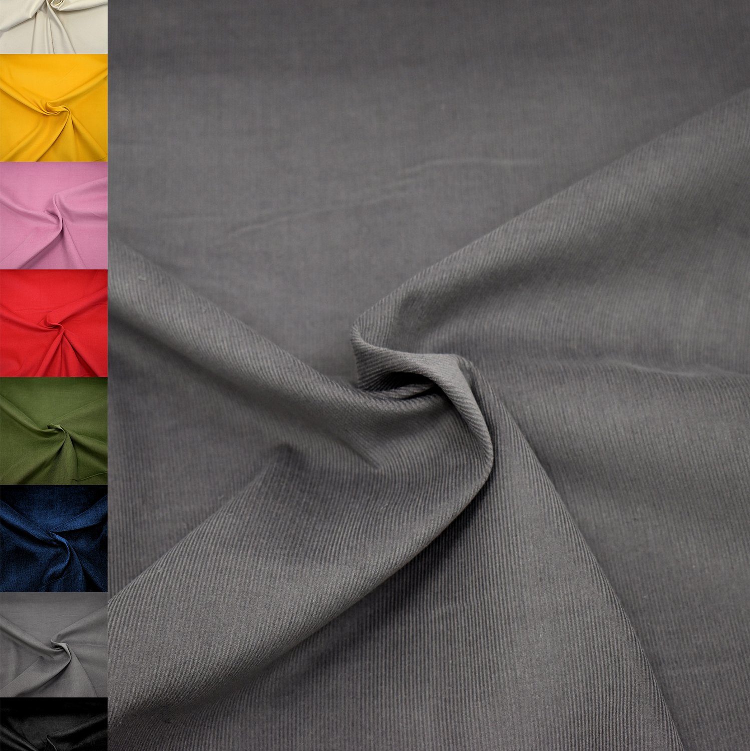 MAGAM-Stoffe Stoff "Lasse", Babycord Feincord Cord 21W 100% Baumwolle ÖKO-TEX Meterware ab 50cm