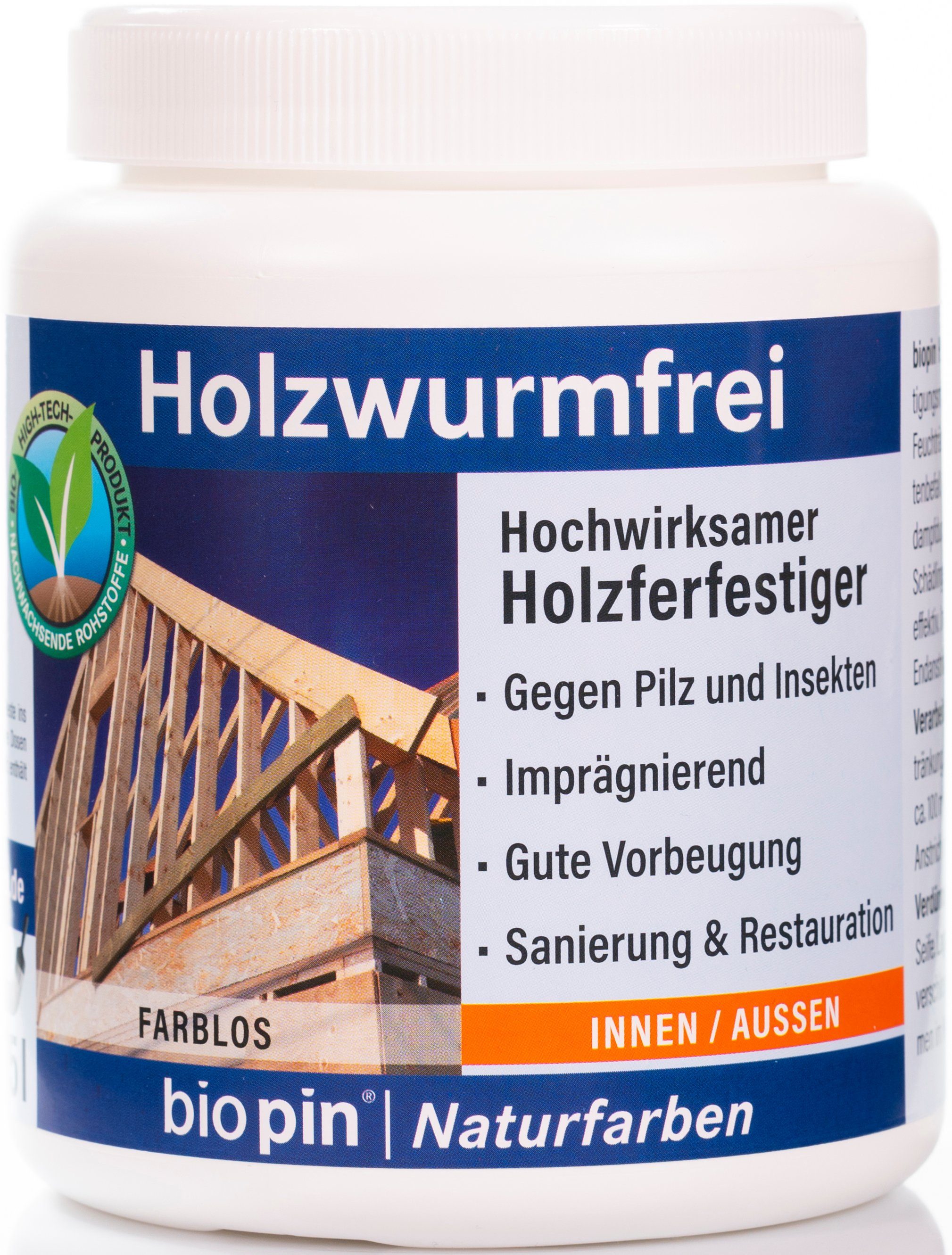 Bio Holzwurm-Frei Pin Biopin Holzwurm-Ex