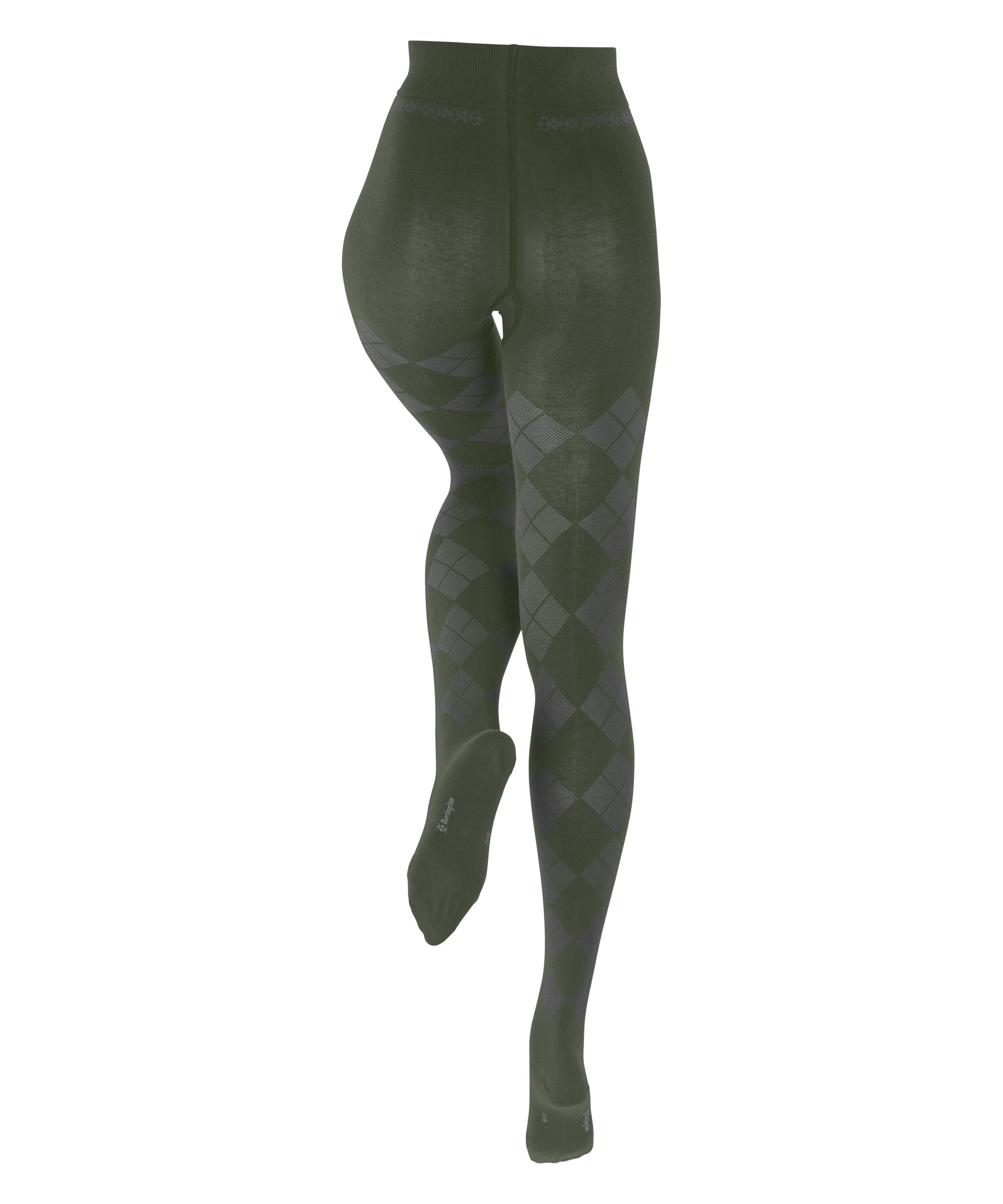 Burlington Strickstrumpfhose Burlington Elegant Essence Damen (1 St) mit Argyle-Muster – Bild 3 von 5