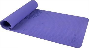 Fitforce Yogamatte Fitforce Design Yogamatte Fitnessmatte Gymnastikmatte violet, rutschfest, strapazierfähig