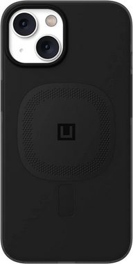 UAG Handyhülle U by UAG [U] Lucent 2.0, [Apple iPhone 14 Plus MagSafe Hülle, Case mit 480cm Fallschutz, Integrierter Magnetring, Angenehme Haptik & beste Passgenauigkeit] - schwarz (transparent)