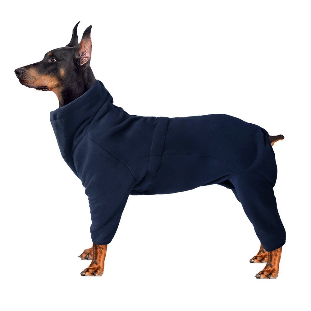 Katde Hundekleid Hundewintermantel mit hohem Kragen Hundemantel für kaltes Wetter