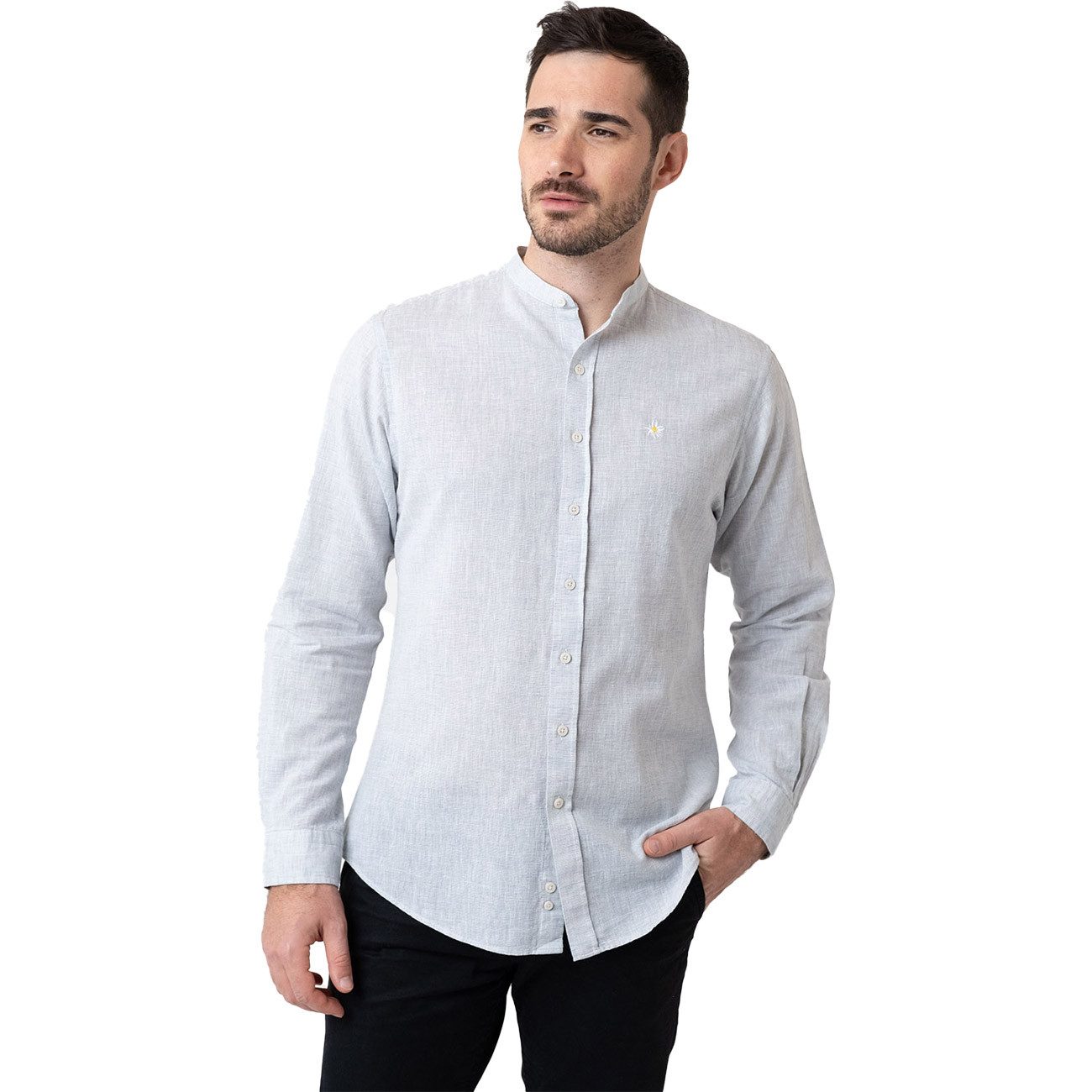 Bavarian Caps Langarmhemd Edelweiß Sommerfrische Edelweiß Sommerfrische