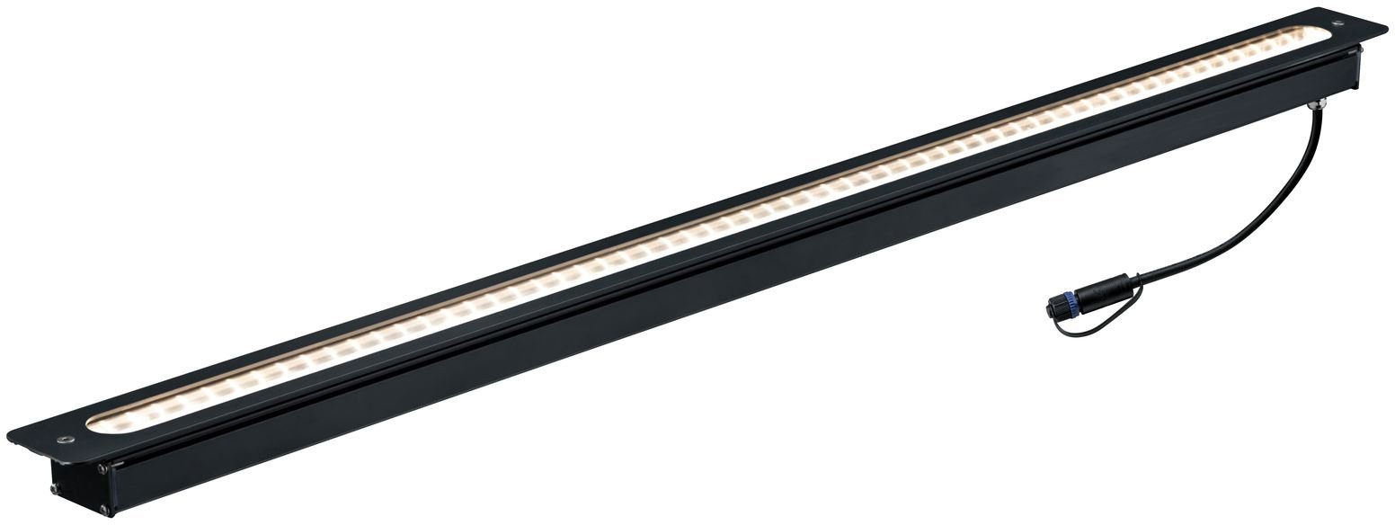 Paulmann LED Lichtleiste Outdoor Plug & Shine Boden EBL, Plug & Shine, LED  fest integriert, Warmweiß, IP67 3000K 24V