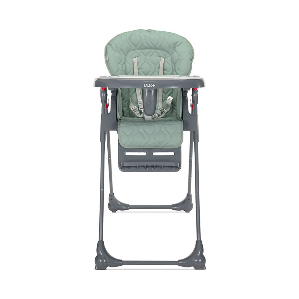 Lorelli Kombihochstuhl Kinderhochstuhl Dulce, Sitzhöhe verstellbar, faltbar, 5-Punkt-Gurt, Korb