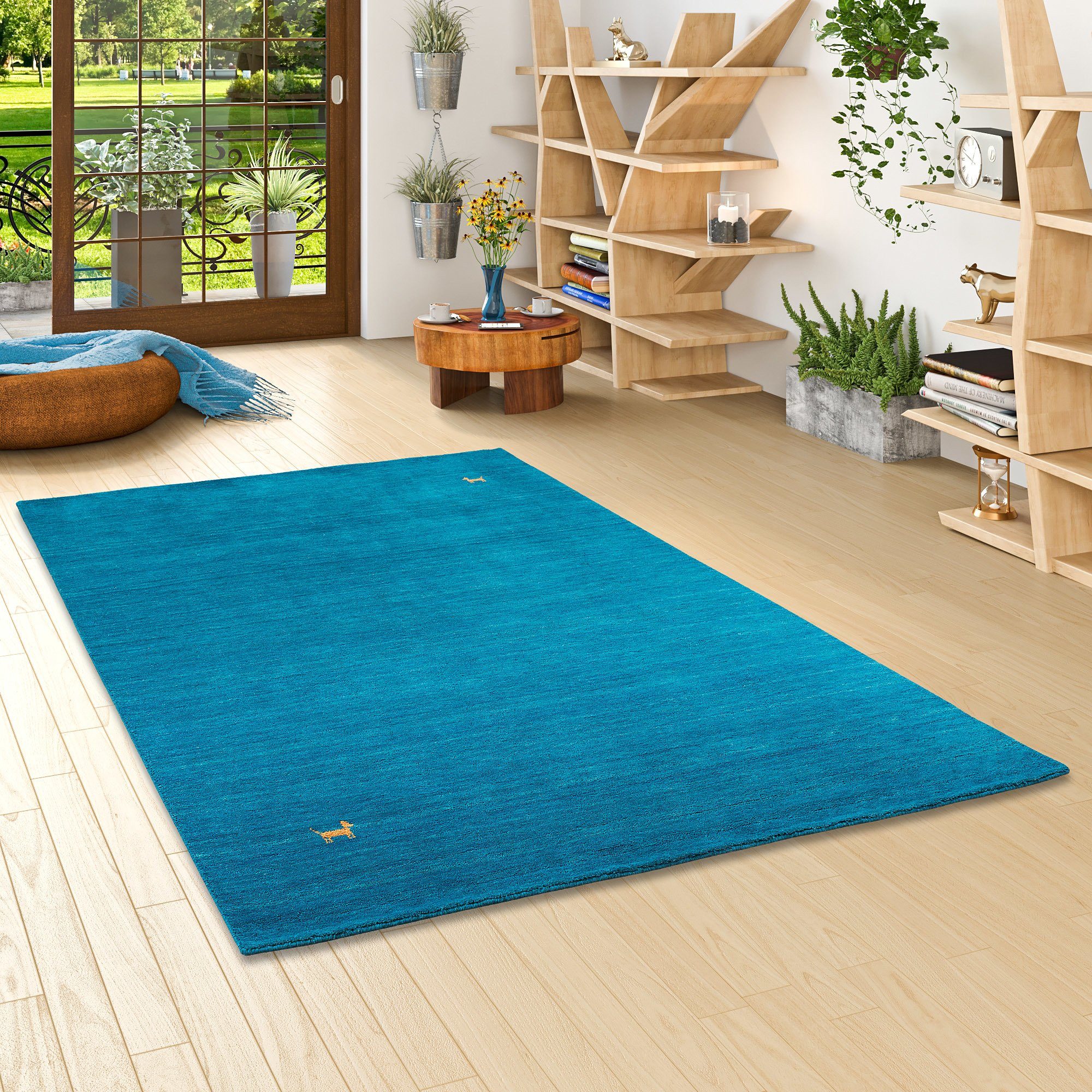 Pergamon Wollteppich Natur Teppich Indo Nepal Gabbeh Shiva, Rechteckig, Höh günstig online kaufen