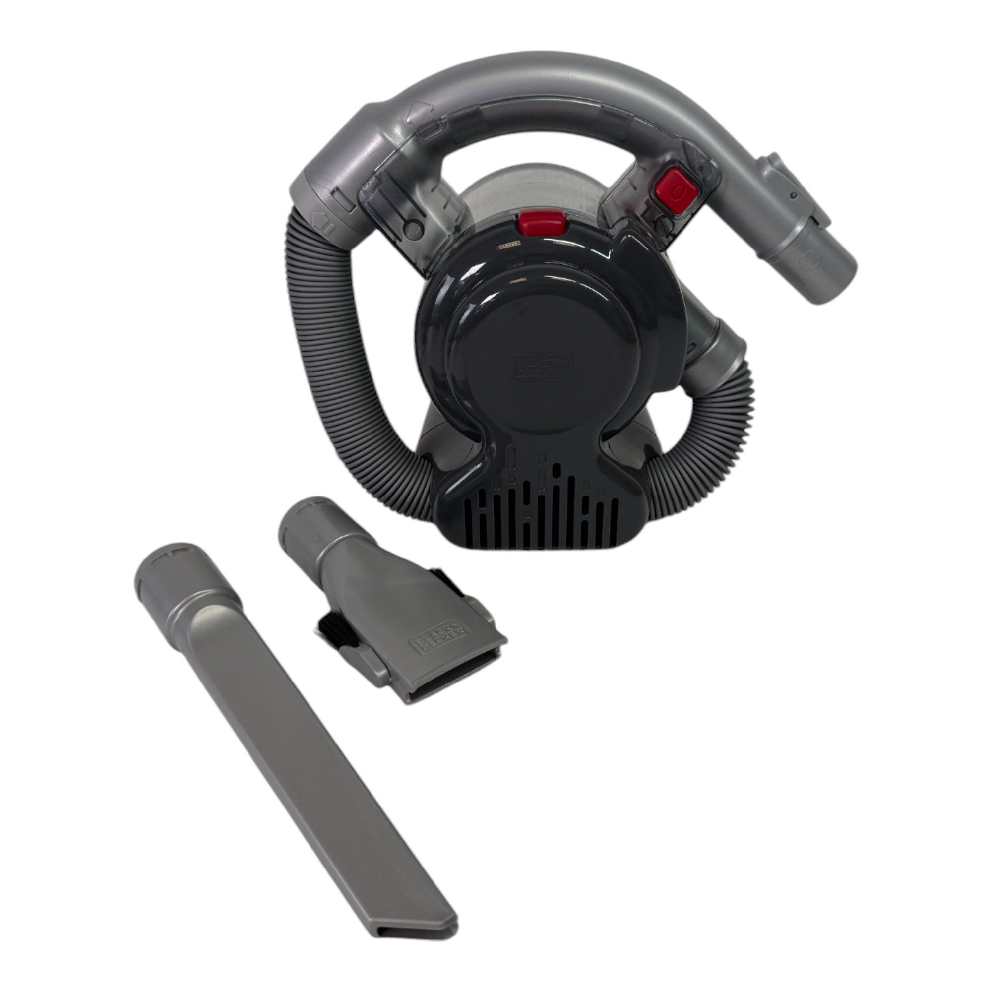 Black + Decker Akku-Handstaubsauger PD1200AV Dustbuster Flexi Auto Handstaubsauger für 12V Auto Steckdosen