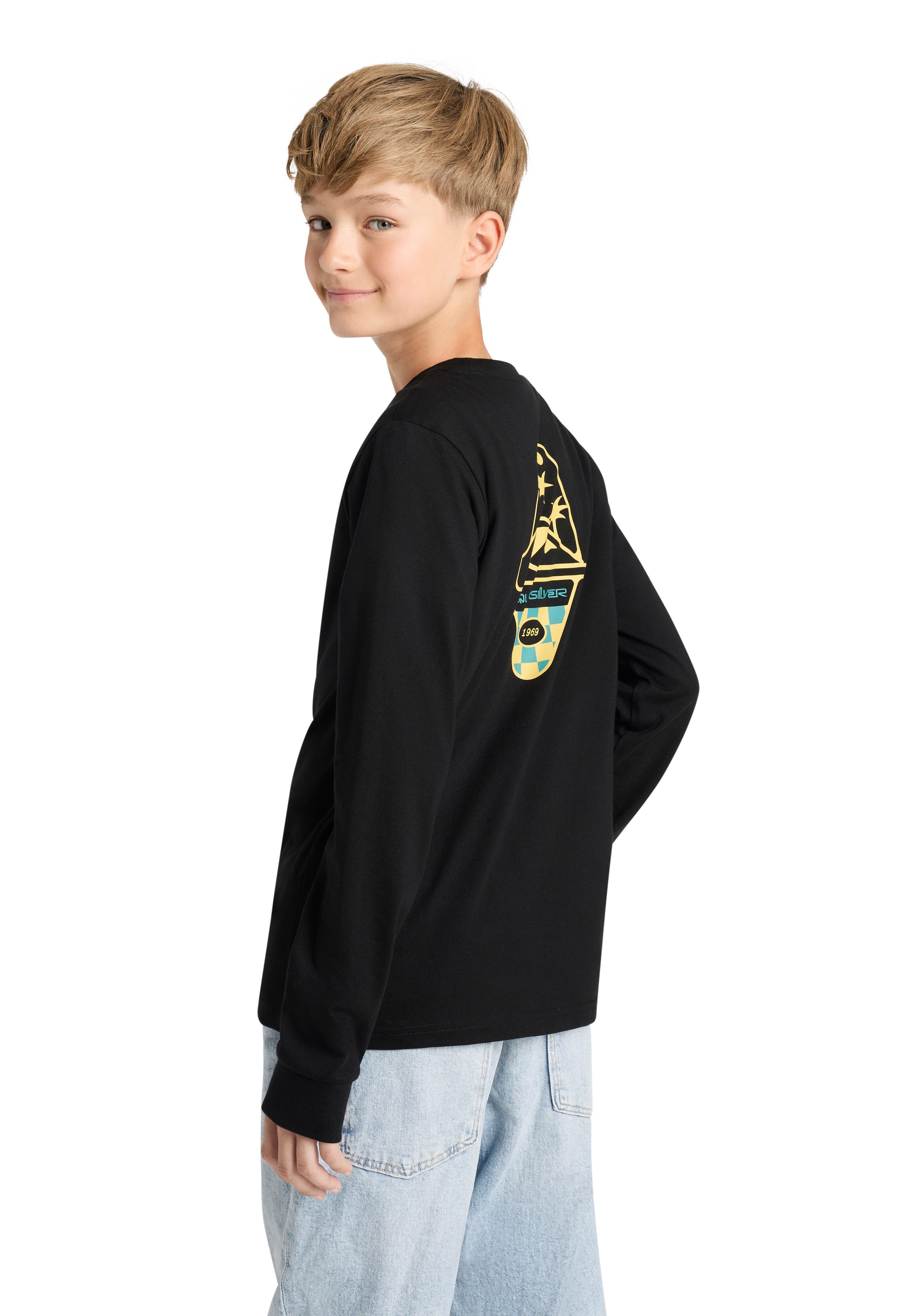 Quiksilver Longsleeve POST IT MININOON LS PACK YTH (2-tlg) für Kinder und Jugendliche, sportlicher Stil