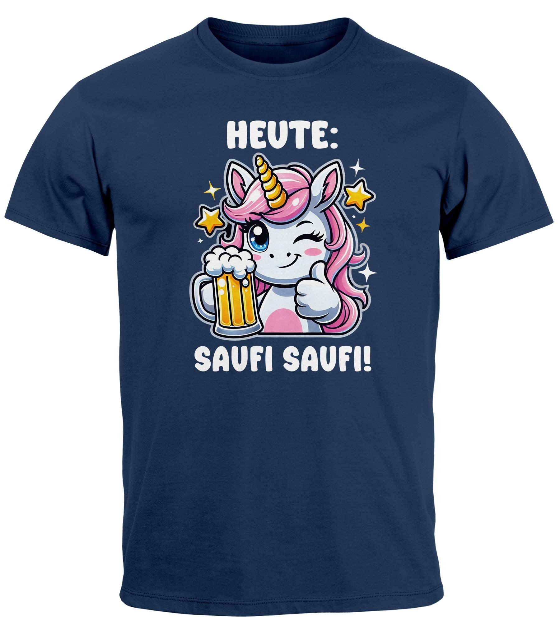 MoonWorks Print-Shirt Herren T-Shirt Alkohol Bier günstig online kaufen