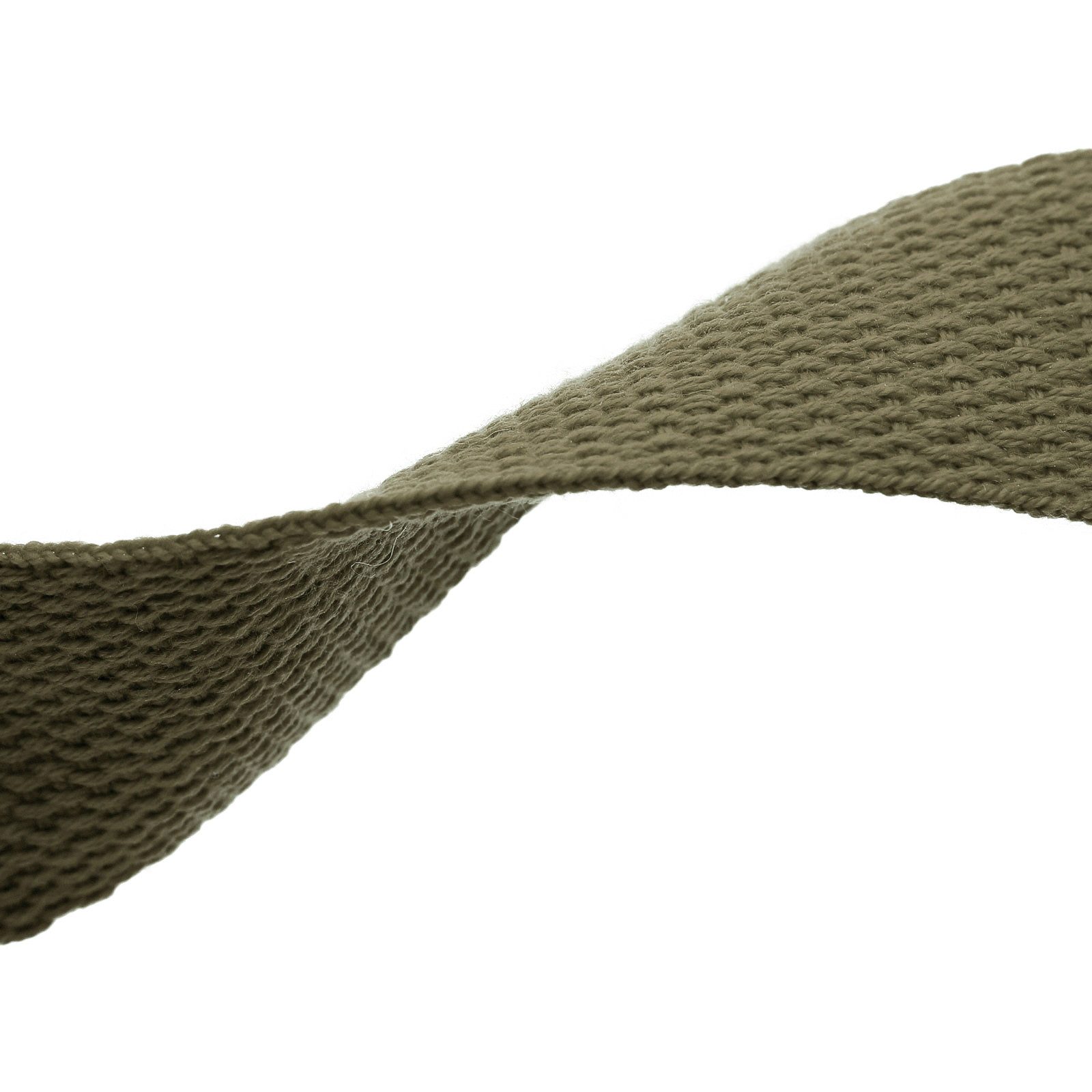 maDDma Rollladengurt Gurtband 45m x 32mm Baumwoll-Polystergemisch Taschengurt Rucksack (Einzeln), 170 olivgrün