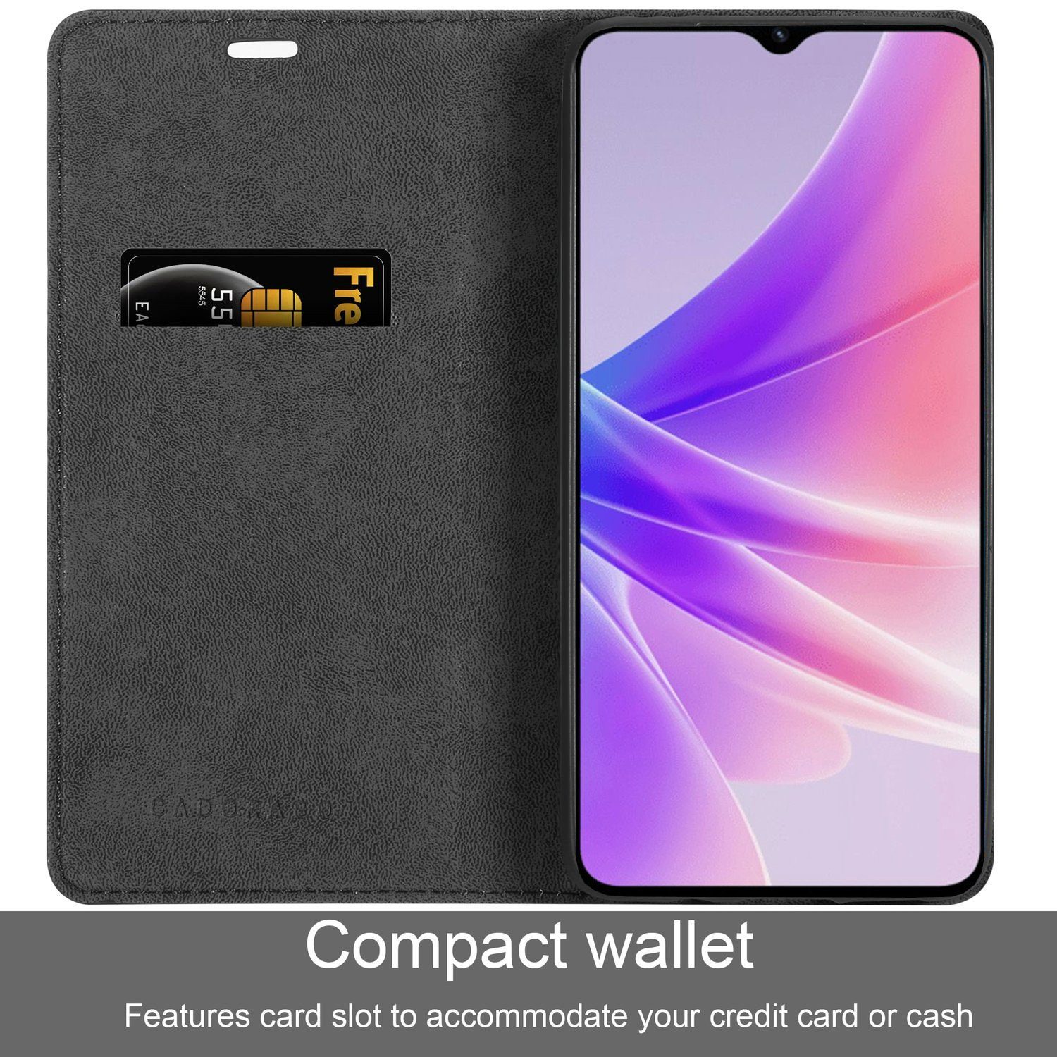 Cadorabo Handyhülle für Oppo FIND X2 NEO Hülle Oppo FIND X2 NEO, Hülle Schutzhülle mit Standfunktion, Magnetverschluss und Kartenfach