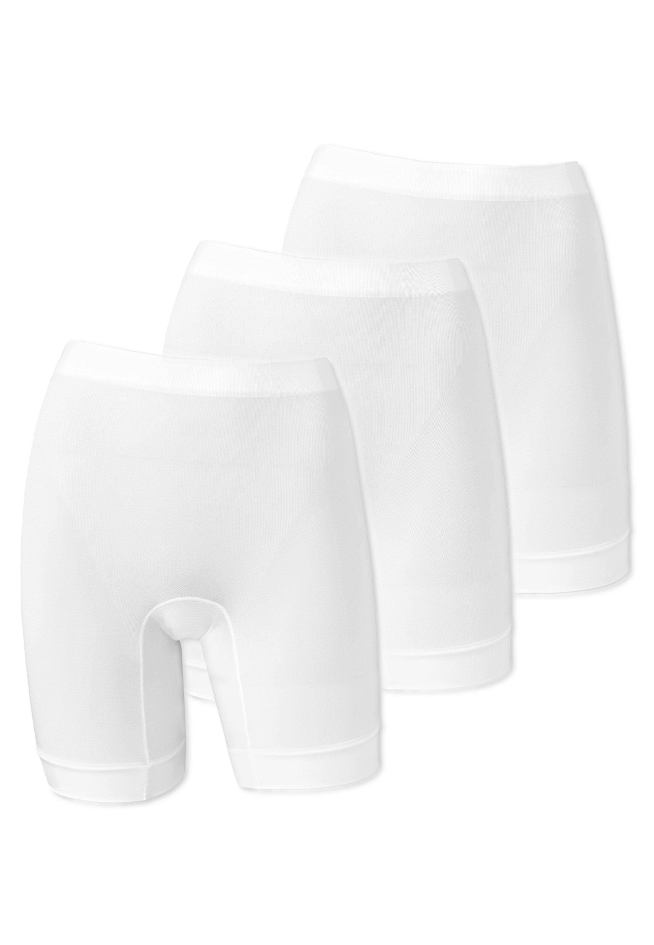 Schiesser Lange Unterhose 3er Pack Seamless Light (Spar-Set, 3-St) Longshorts - Stützend