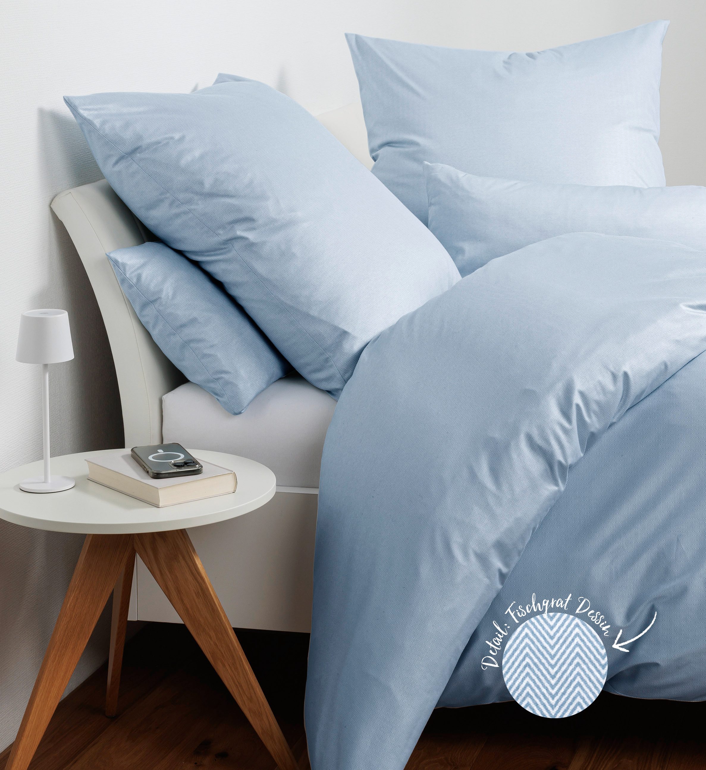 Janine Bettwäsche Interlock-Jersey59000 3, Interlock-Jersey, mit Reissverschluss