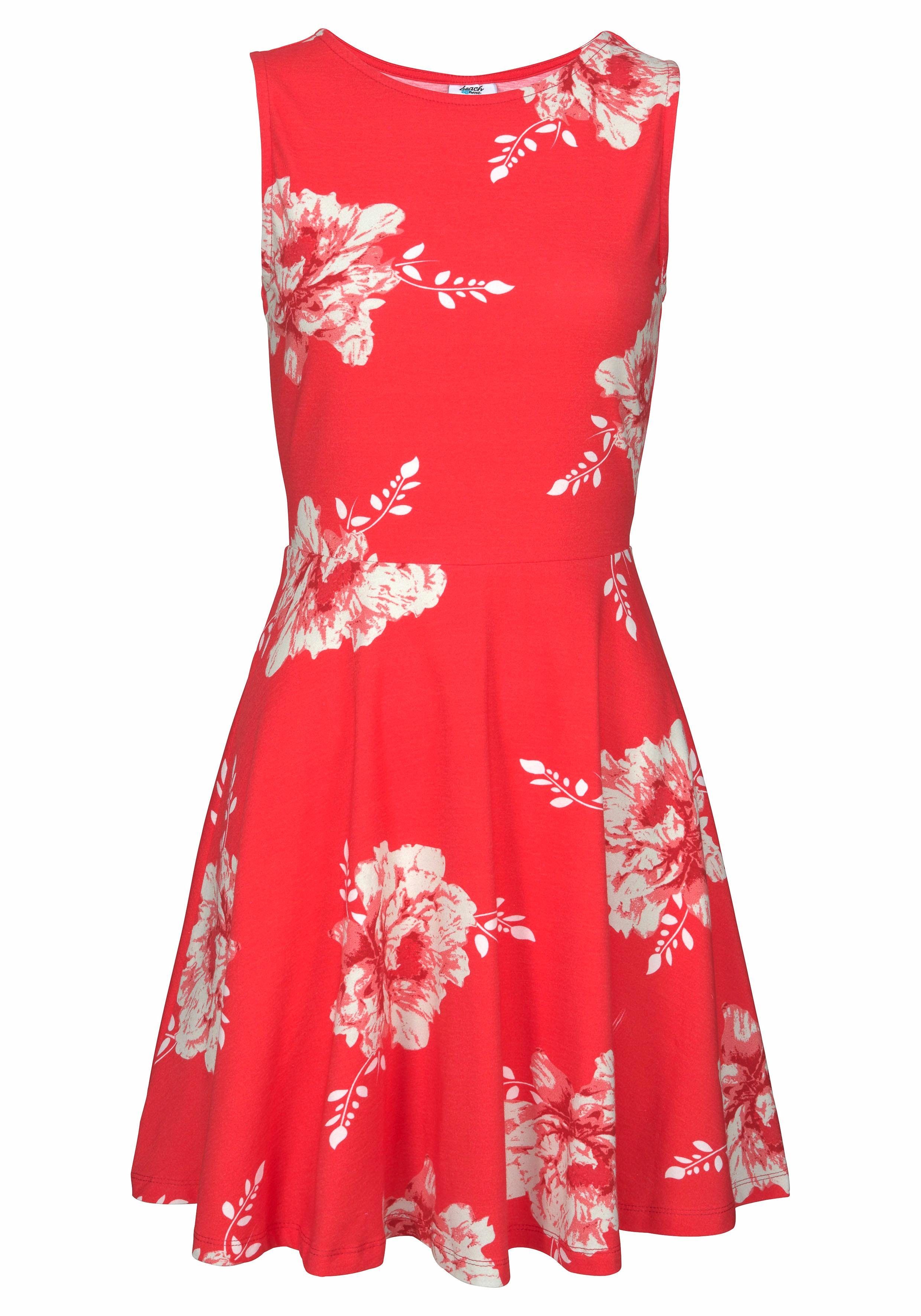 Beachtime Strandkleid mit Blumenprint, Minikleid, Sommerkleid günstig online kaufen
