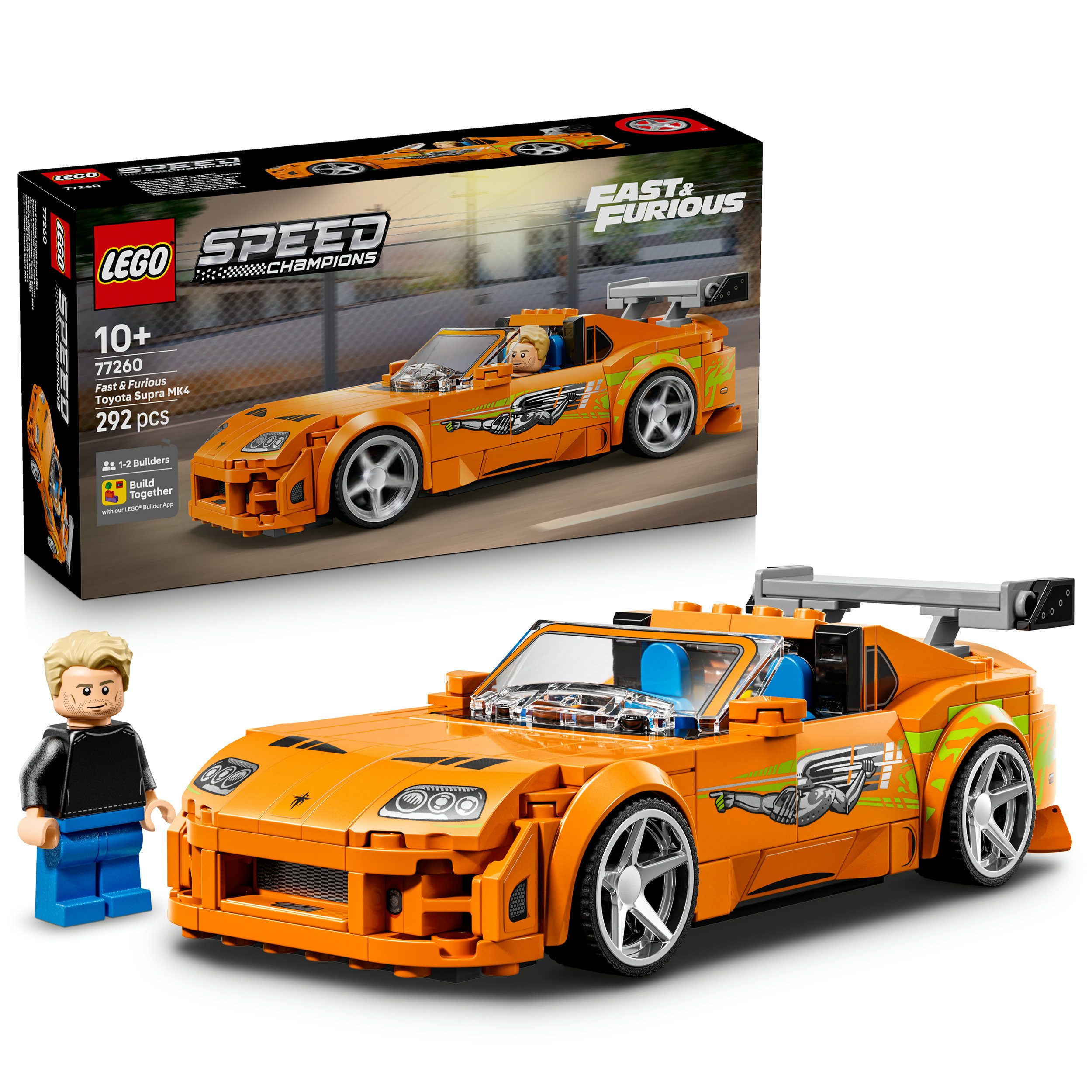 The Fast and The Furious Toyota Supra MK4 (77260) Konstruktionsspielsteine