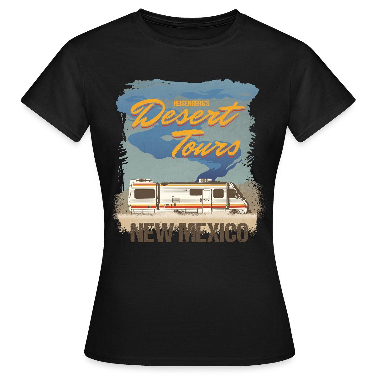 Spreadshirt T-Shirt Breaking Bad Desert Tours New Mexico Frauen T-Shirt (1-tlg)