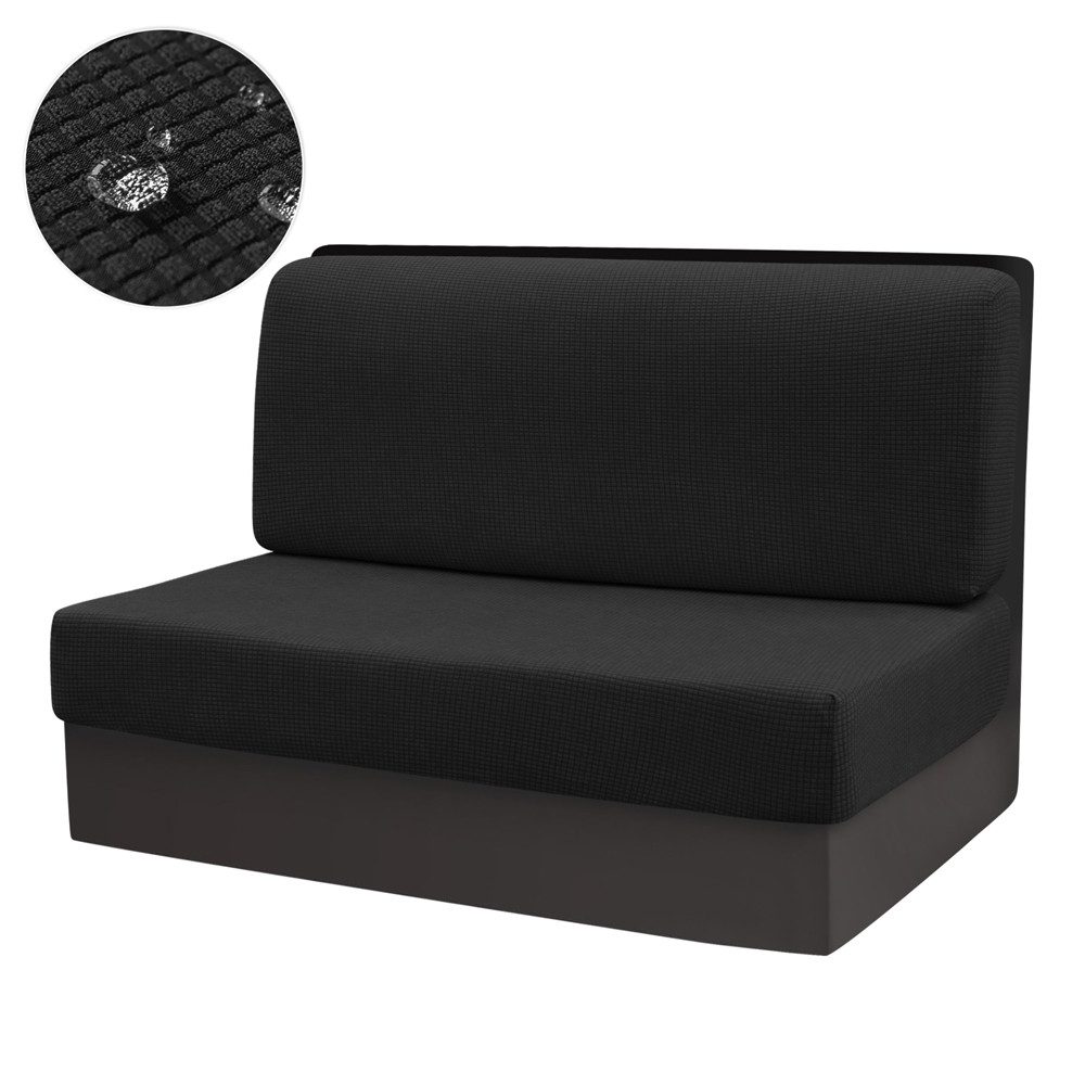 Diwzbyn Sofahusse Bezüge Für Wohnwagenpolster Jacquard, rutschfeste Wohnmobil Sitzbezüge, Mit 2 Cord, Sofa Sitzkissenbezug Für Schonbezug Wohnwagen Polster