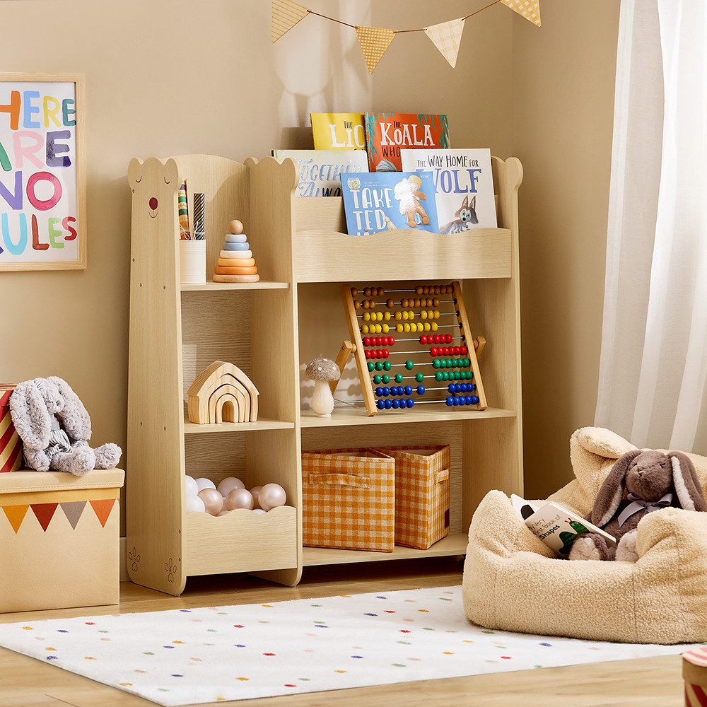 SoBuy Bücherregal KMB101, Kinderregal mit 3 günstig online kaufen
