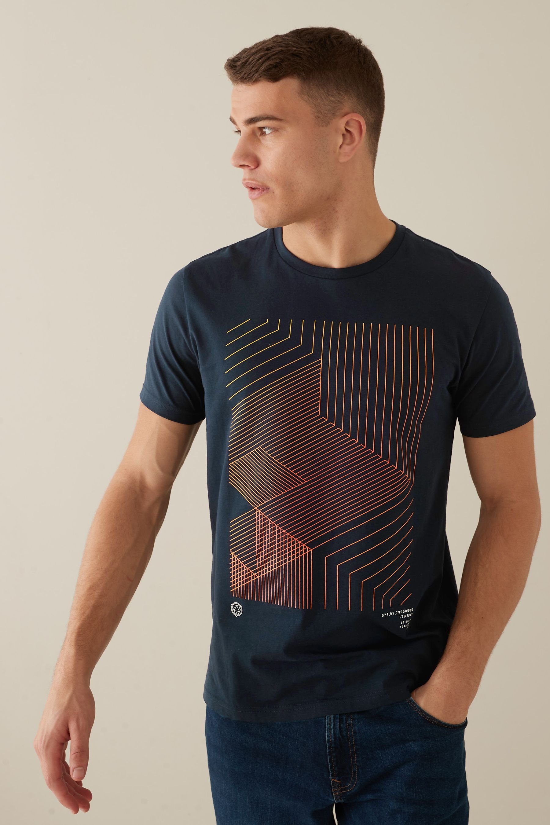 Next Print-Shirt Grafik-T-Shirt für Herren (1-tlg) günstig online kaufen