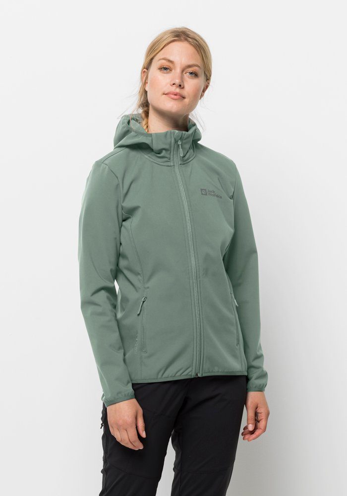 BORNBERG HOODY Wolfskin Jack Softshelljacke W picnic-green